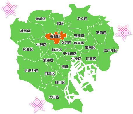 東京23区地図